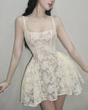 Cute Ball Gown Square Sage Green Lace Short Mini Formal 8th Grade Homecoming Dresses Middle School Cocktail Dress Hoco Outfits HZ1121