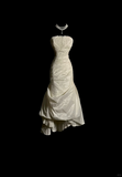 Vintage Bridal Gown Mermaid Strapless Ivory Wedding Dresses Minimalist Bridal Gowns HZ1121